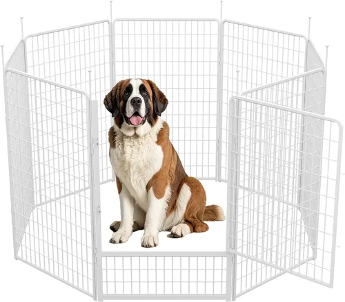 Vista 25 de SunsGrove Corralito para perros de interior, 24 pulgadas, 2 paneles, corralito de juego para cachorros, para interiores, fácil instalación, valla