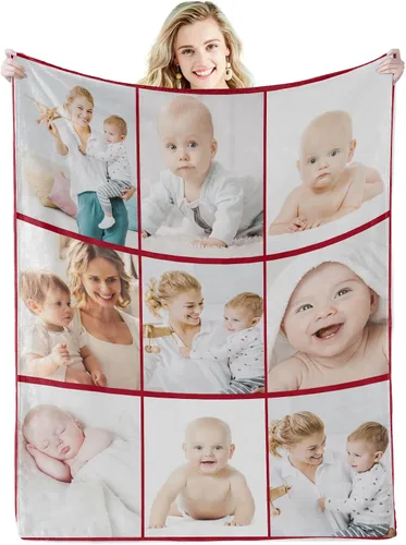 Vista 22 de Mantas personalizadas con fotos, manta personalizada con fotos, manta suave personalizada, regalos para el mejor papá de la historia, abuelo
