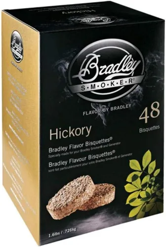 Vista 6 de Bradley Smoker Bisquettes para asar y barbacoa, mezcla de madera de cerezo, paquete de 48