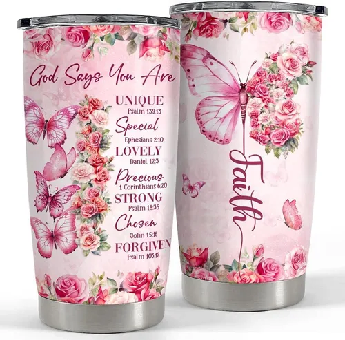 Vista 17 de SANDJEST Vaso de béisbol de 20 onzas con aislamiento de acero inoxidable, taza de viaje, vaso de béisbol para mujeres, hombres, mamá, regalos