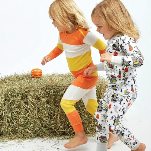 Vista 2 de HonestBaby Multipack 2-Piece Pajamas Sleepwear PJs 100% Organic Cotton for Infant Baby and Toddler Boys, Unisex