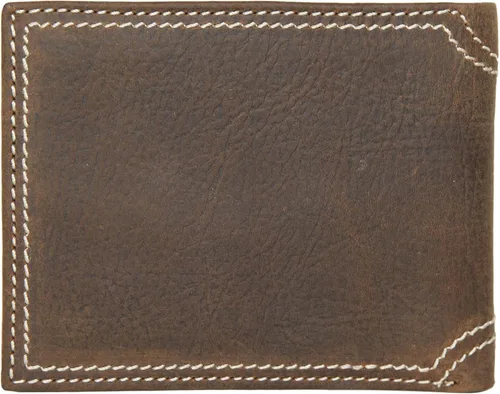 Vista 2 de WOLVERINE Billetera plegable de lona/cuero para hombre
