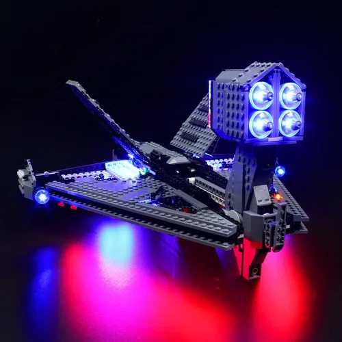 Vista 3 de BrickBling Kit de iluminación LED compatible con Lego 75323 The Justifier Building Set, versión mejorada de luces compatibles con Lego Justifier