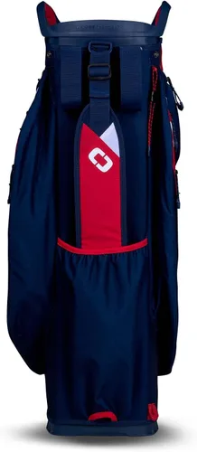 Vista 6 de OGIO Golf Silencer Cart Bag Rojo/Blanco/Azul