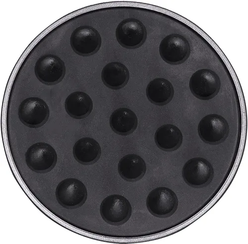 Vista 4 de Esha Masajeador de cuero cabelludo y cabeza de silicona suave para niña, color negro