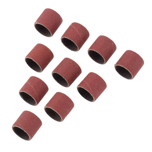 Vista 7 de 100 unids bandas de lijado 320 grit tambores mangas para DREMEL herramientas rotativas 4.7 in Polishing sand sleeve accessories, durable abrasive
