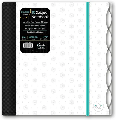 Vista 11 de Cuaderno de notas IQ Subject con espiral