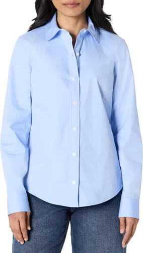 Vista 11 de Amazon Essentials Camisa de vestir con botones y popelina elástica de ajuste regular para mujer