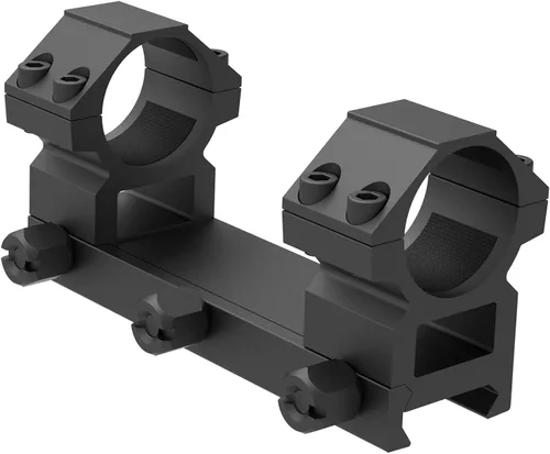 Vista 9 de 1 Inch Picatinny Scope Rings w/See-Thru Base, 1" Picatinny Scope Mount