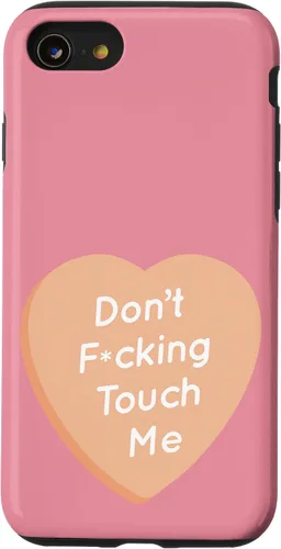 Vista 18 de Don't F Touch Me - Carcasa para iPhone 17, diseño de texto de corazón