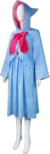 Vista 2 de Lagusida Conjunto completo de disfraz de hada madrina para mujer