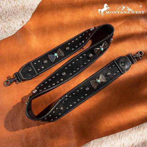Vista 5 de Montana West Western Purse Straps Crossbody Handbag Replacement Strap Wide Straps