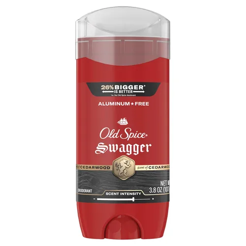 Vista 14 de Old Spice Desodorante sin aluminio para hombres, protección contra olores 24/7, frescura 24/7 y aroma duradero, Aqua Reef con aroma a ciprés, 3.8