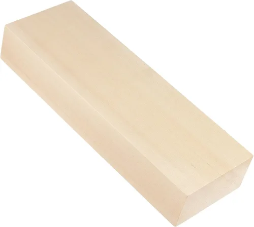 Vista 4 de SHEUTSAN Paquete de 4 bloques de tallado de tilo, 11.8 x 4 x 2 pulgadas, madera sin terminar para artes de talla, manualidades, proyectos
