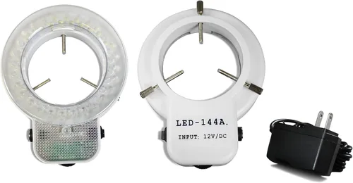 Vista 4 de VS-3F-IFR07 Microscopio estéreo con zoom trinocular simulfocal, ocular de campo ancho 10x, rango de zoom de 0.7X—4.5X, rango de aumento 7X—45x