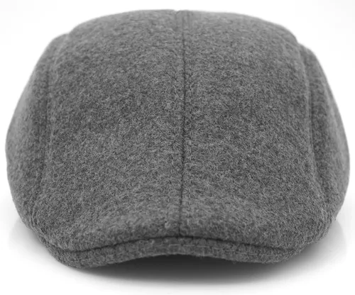 Vista 4 de Ivy Newsboy - Gorra plana estilo Gatsby, gorra clásica para conducir Gris