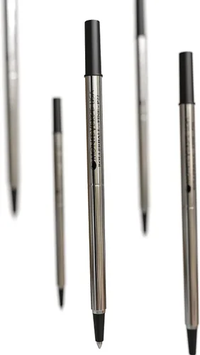 Vista 6 de Monteverde USA - Recambios de punta redonda para bolígrafos Parker Rollerball, punta fina, color negro, paquete de 2, tecnología de escritura suave