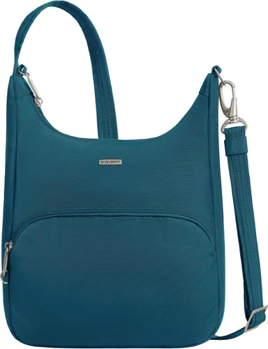 Vista 16 de Travelon Bolsa de mensajero esencial clásica antirrobo Negro