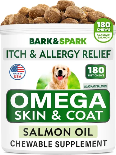 Vista 12 de Omega 3 + Aceite de pescado para perros - Apoyo para la piel y el pelaje