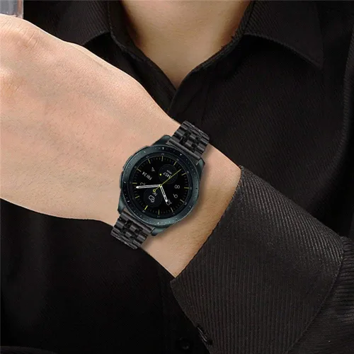 Vista 3 de Correa compatible con Samsung Galaxy Watch 6/6 Classic/Galaxy Watch 5/5 Pro / 4/4 Classic / 3 1.614 in / Active 2, correa de repuesto de metal