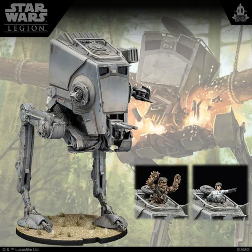 Vista 5 de Star Wars: Legion at-ST Walker Unit Expansion - Potencia de fuego mejorada. Juego de miniaturas de mesa, juego de estrategia para niños y adultos, a