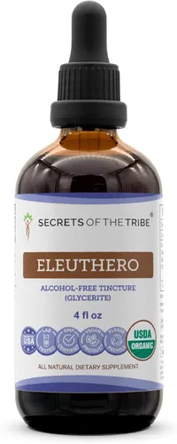Vista 7 de Eleuthero USDA Organic Extracto sin alcohol, gotas de hierbas de alta potencia Hecho de 100% orgánico certificado Eleuthero