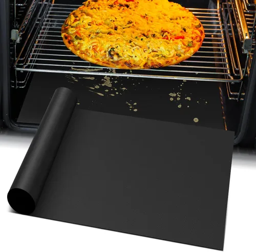 Vista 12 de Forro para el fondo del horno, fundas para freidoras de aire cortadas a medida, protector para estufas y esteras para parrillas, lámina de teflón