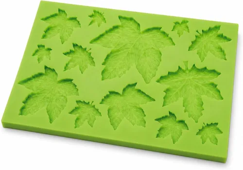 Vista 11 de Juego de moldes de silicona para fondant de 4 piezas con margaritas y rosas