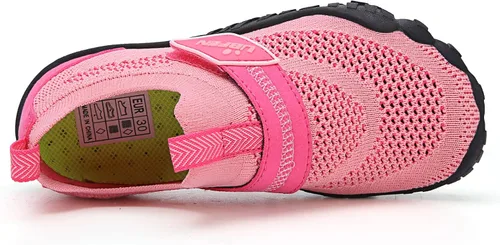 Vista 4 de UBFEN - Zapatos para el agua para niños y niñas, zapatos acuáticos y livianos de secado rápido para ir a la playa, practicar deportes, hacer