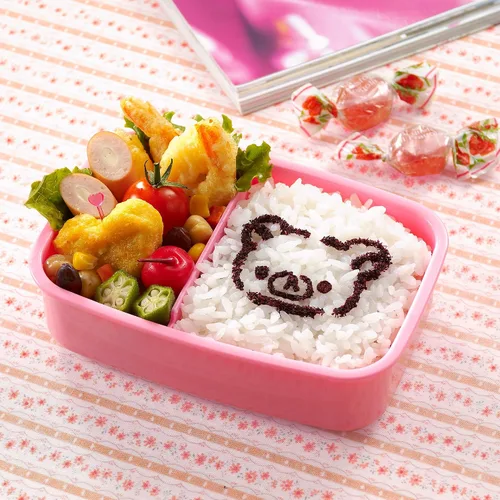Vista 3 de San-X Rilakkuma Relax Bear - Plantilla de plástico para tartas
