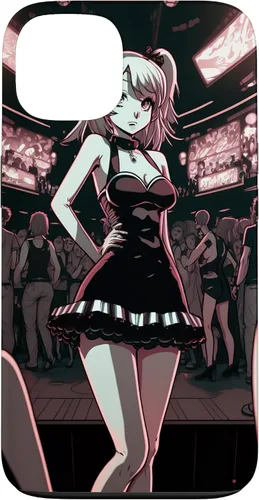 Vista 7 de Funda de dibujos animados para iPhone 11 Sexy Japonesa Gótica Chica Gótica Anime