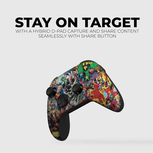 Vista 5 de Comics Custom X-box Controller Wireless compatible with X-box OneX-box Series XS by DreamController Proudly Customized in USA with Permanent