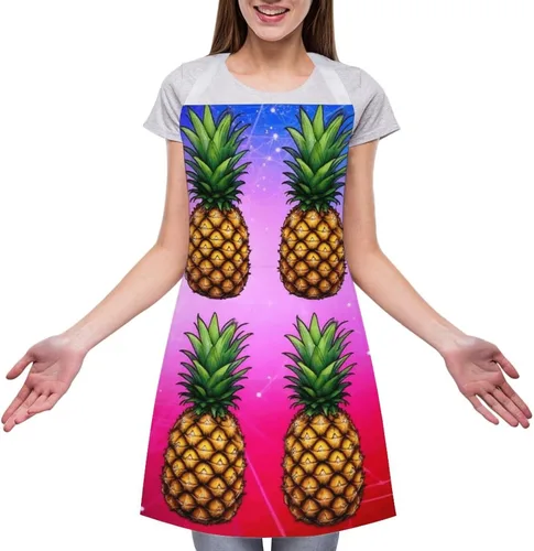 Vista 27 de Delantal de moda para mujer, resistente al agua, babero de bolsillo grande para cocina, lavavajillas
