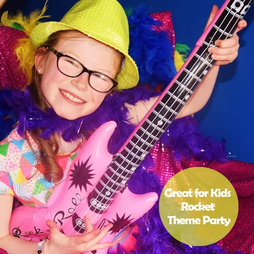 Vista 5 de Novelty Place 12 guitarras inflables para niños, 35 pulgadas, guitarras eléctricas inflables de 35 pulgadas, colores surtidos, juguete de guitarra