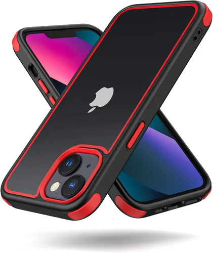 Vista 19 de Mobnano Funda transparente para iPhone 11, con protección multicolor a prueba de golpes, no amarillenta, anti arañazos, parte trasera