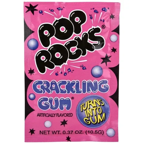 Vista 4 de POP ROCKS Bubblegum, 0.37 oz, 24