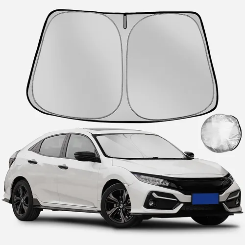 Vista 26 de [Usado] Parasol para parabrisas Che-vrolet/Chevy Silverado 1999-2006 plegable para ventana delantera de automóvil, bloquea los rayos UV y el calor