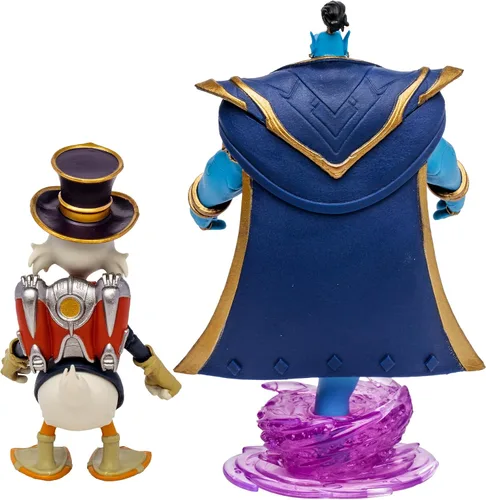 Vista 13 de McFarlane Toys - Disney Mirrorverse Genie Scrooge McDuck de 5 pulgadas y Goofy 7 pulgadas, figura de acción 3 unidades, etiqueta dorada, exclusiva