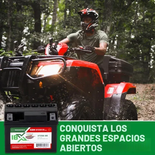 Vista 5 de Baterías interestatales IBX YTZ5S-BS Powersports batería 12V 3.5Ah 50CCA AGM (XTZ5S-BS)