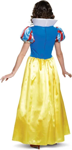 Vista 2 de Disguise Disfraz de Blancanieves para mujer, vestido oficial de disfraz de princesa Disney Blancanieves
