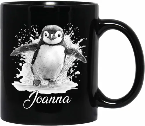 Vista 21 de Taza de café negra con diseño de oso de lápiz personalizada, regalo para los amantes de los osos, mamá y papá, taza de café de oso con dibujos