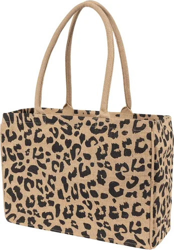 Vista 13 de Bolsa de mano de yute KAF Home para el mercado con asas, Talla única
