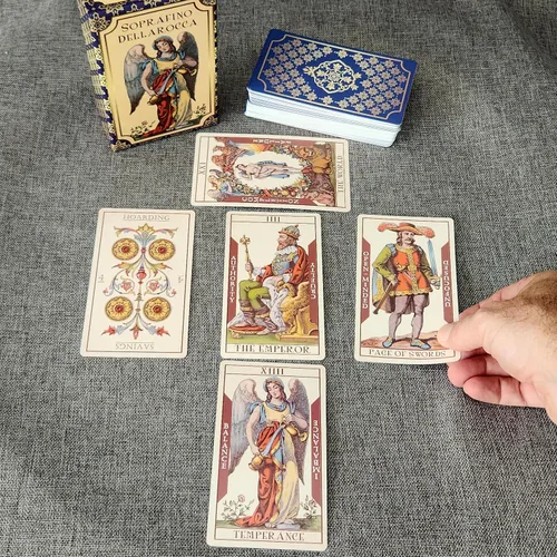 Vista 4 de Da Brigh Soprafino Dellarocca Baraja de Cartas de Tarot