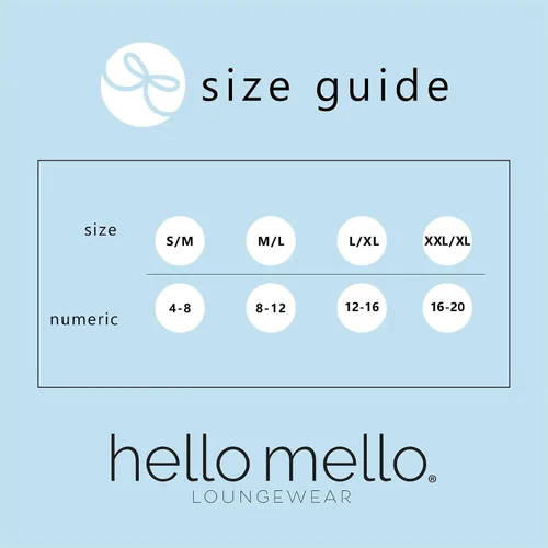 Vista 7 de Hello Mello Signature Lounge Pants - Pantalones de pijama suaves para mujer, cintura elástica, cordón
