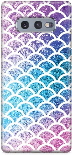 Vista 23 de Inspired Cases - Funda con textura 3D para iPhone Xs Max - Funda protectora de goma para Apple iPhone Xs Max - Escamas de sirena - Arco iris