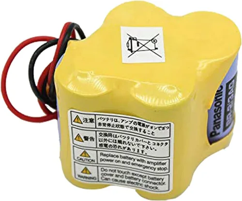 Vista 5 de BR-2/3AGCT4A - Batería de repuesto de 6 V 4400 mAh para sistema CNC FANUC A98L-0031-0025 con enchufe marrón