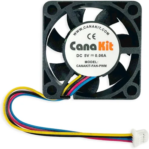 Vista 5 de CanaKit - Raspberry Pi 5 Kit de inicio PRO - Negro Turbina (Edición de 128 GB) (4GB de RAM)