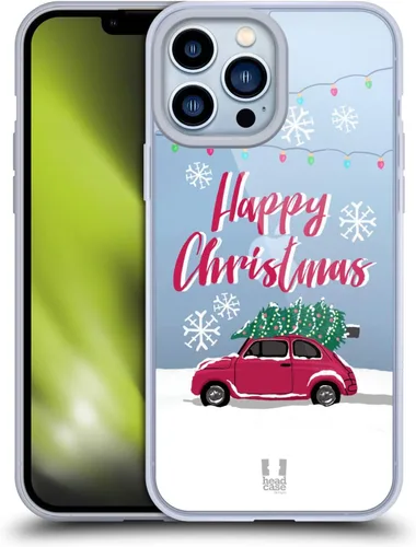 Vista 8 de Head Case Designs Funda de gel clásica con diseño de árboles de Navidad [protección de grado militar] compatible con Apple iPhone 13 Pro Max