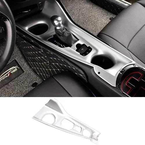 Vista 8 de Rifoda para C-HR ABS Accesorios Cubierta del panel de cambio de marchas de la consola central Compatible con Toyota C-HR 2018, 2019, 2020, 2021 Azul