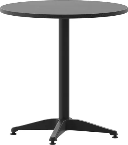 Vista 7 de Mesa circular de aluminio con base para interiores y exteriores, Multicolor